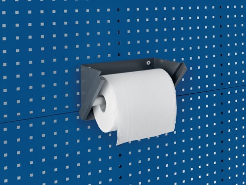 Porte-rouleau de papier Bott | l315xp185xh180mm | largeur du rouleau max. 260 millimètres | roue-d. maximum. 280 millimètres | 1 pièce - 63003058.19v 63003058.19v