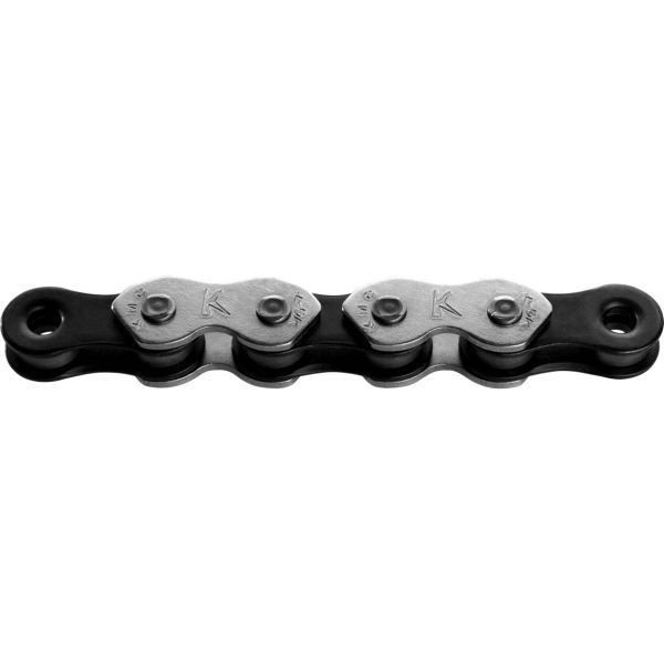 KMC K1 Chaîne de vélo 1 2x1 8 112 Silver Silver Black dans la boîte