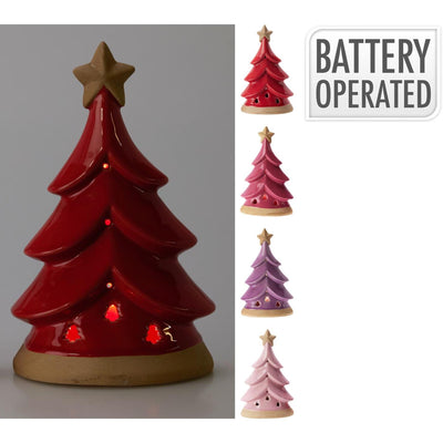 Sapin de Noël décoratif LED 22 cm