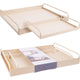 Plateau de coiffage maison lot de 2 métal couleur sable