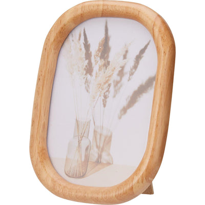 Cadre photo style maison bois naturel 18cm