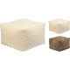 Pouf déco en fausse fourrure 40x40