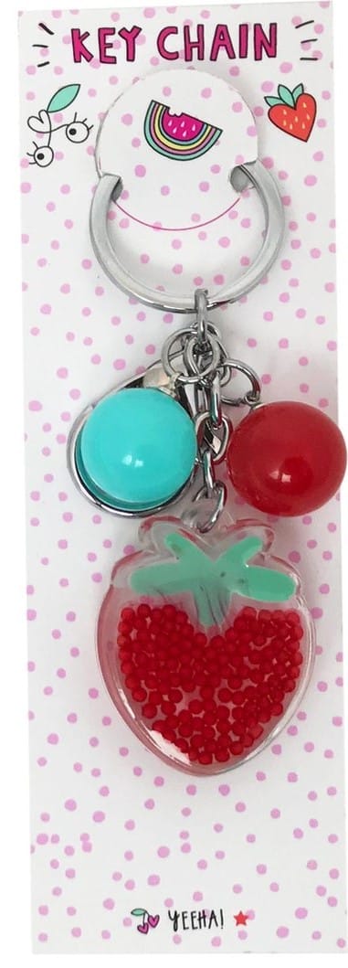 Van der Doelen Summer Fun Keychain Strawberry