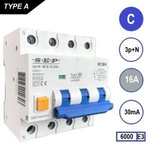 Disjoncteur différentiel 16a c kar 30ma 4p sep - 4518117