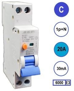 Disjoncteur différentiel 20a c chariot 30ma 2p sep - 4518105