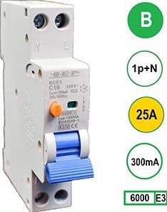 Disjoncteur différentiel 25a b chariot 300ma 2p sep - 4518108