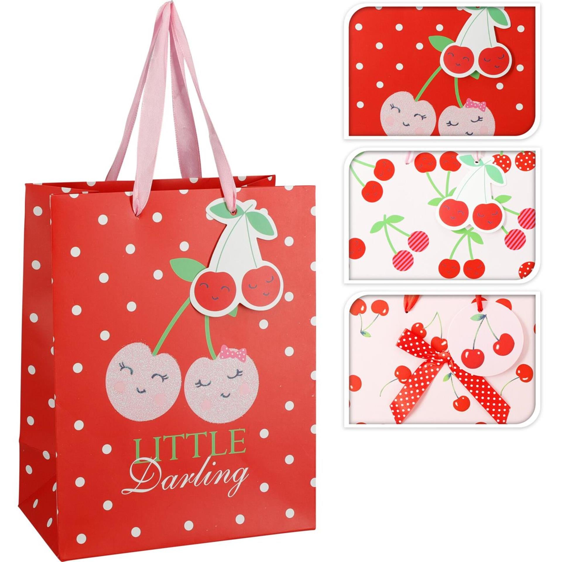 Sac cadeau cerises petites