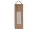 Sac pour bouteille de vin avec fenêtre