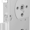 Serrure de porte anti-panique de sécurité Abloy el560 | poignée simple face contrôlée | autobloquant | skg** | dm80mm | pc72mm | plaque frontale en acier inoxydable 24x235mm arrondie | 12 24 V CC | docteur 1+2+3+4 - 10013887