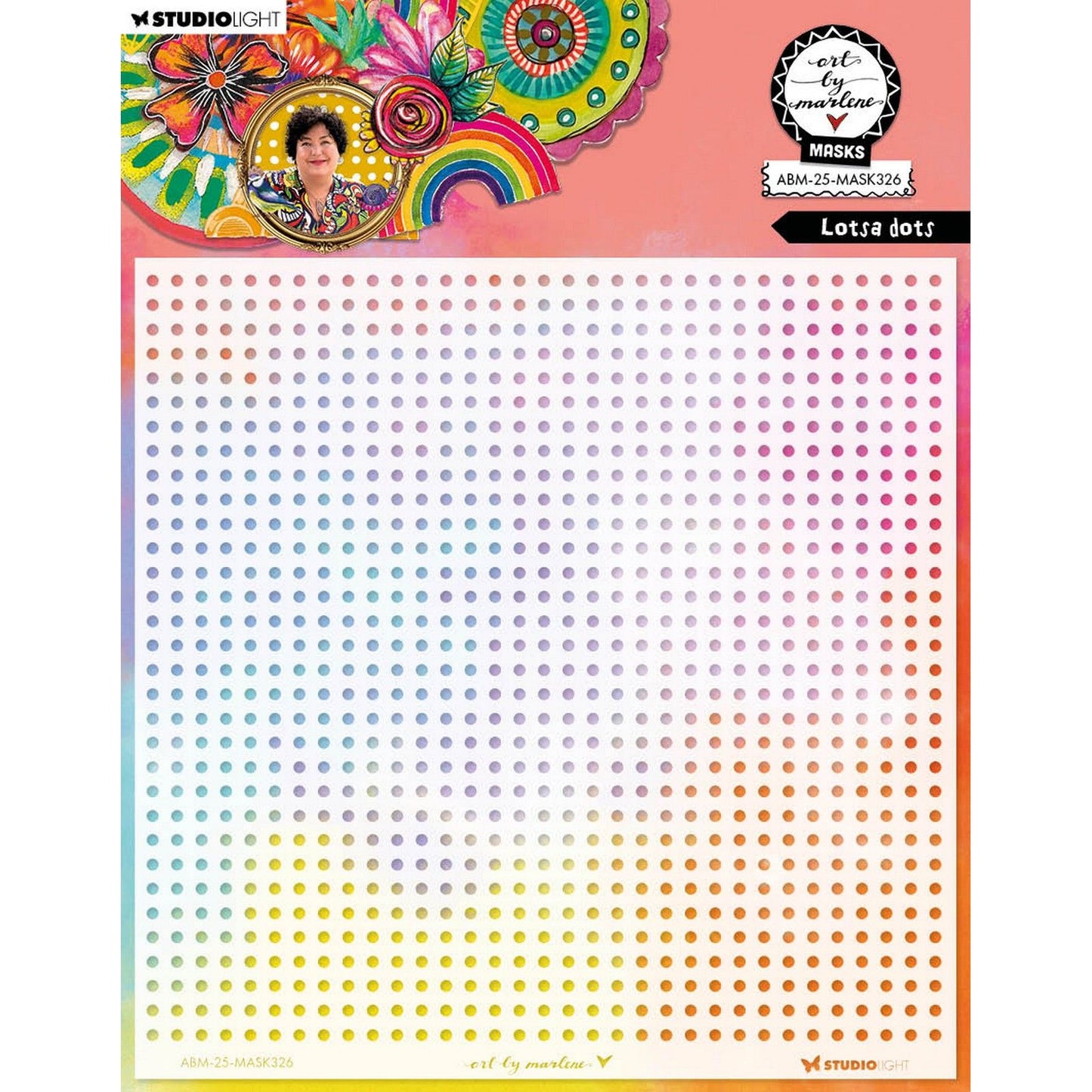 Lumière de studio • art par Marlene Mask Lota Dots