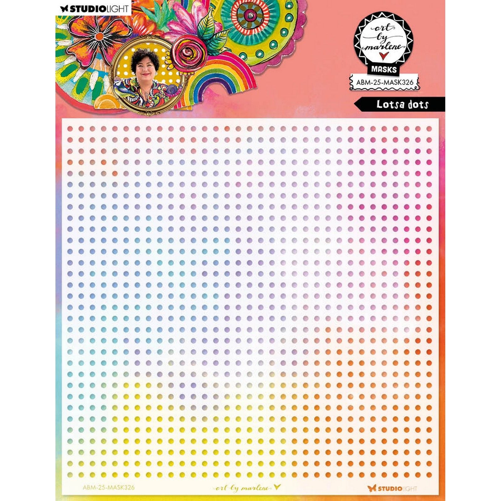 Lumière de studio • art par Marlene Mask Lota Dots