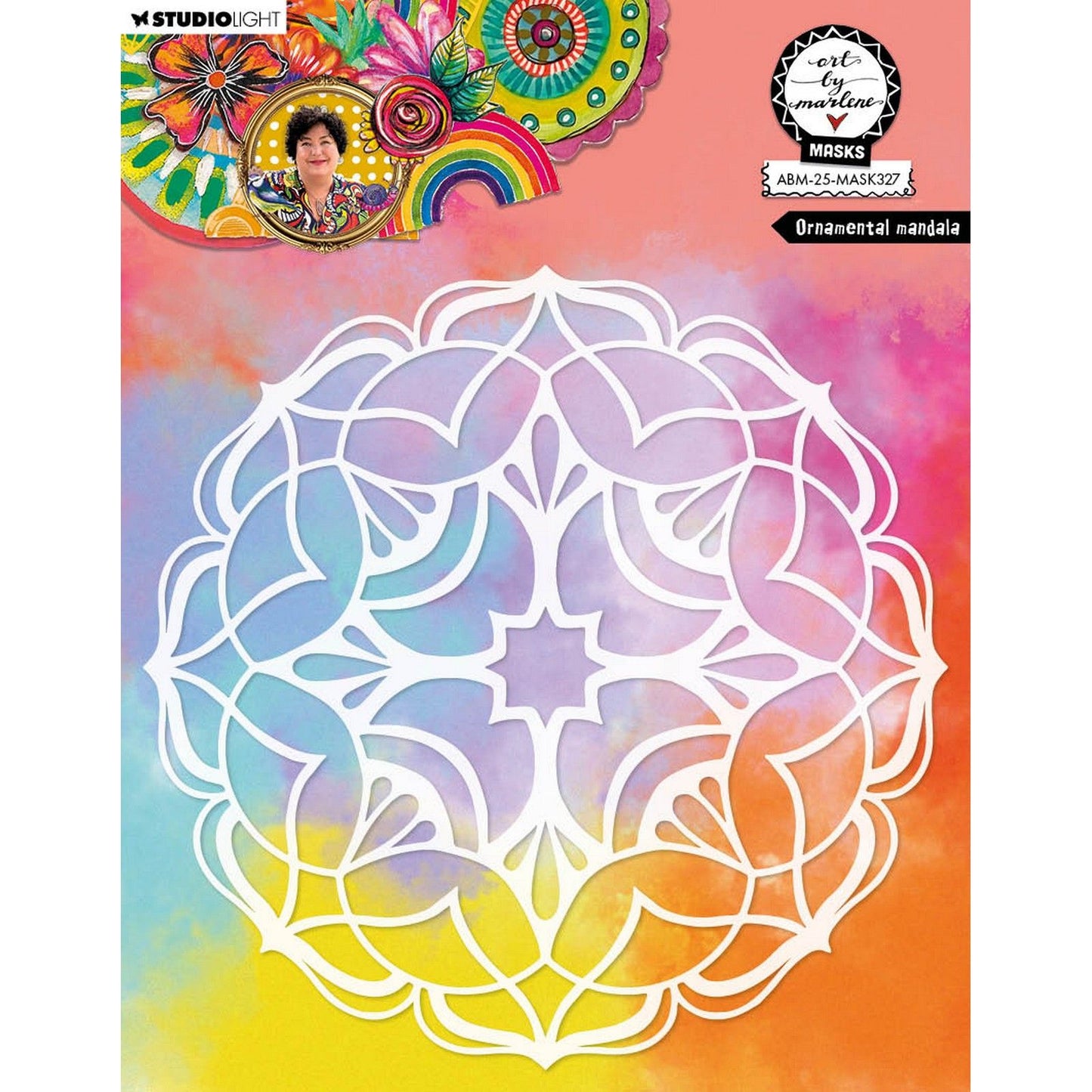 Studio light • art par Marlene masque mandala ornemental