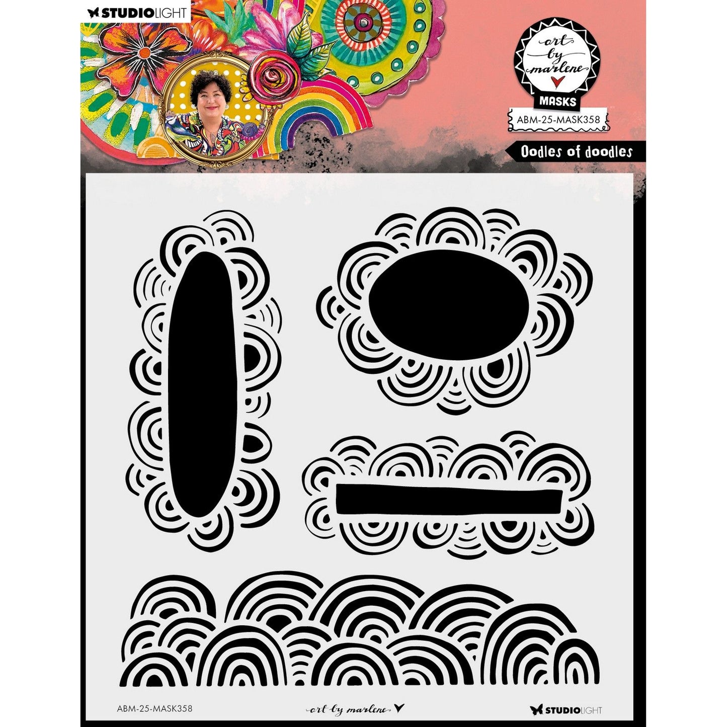 Lumière de studio • art par Marlene Mask Doodles of Doodles