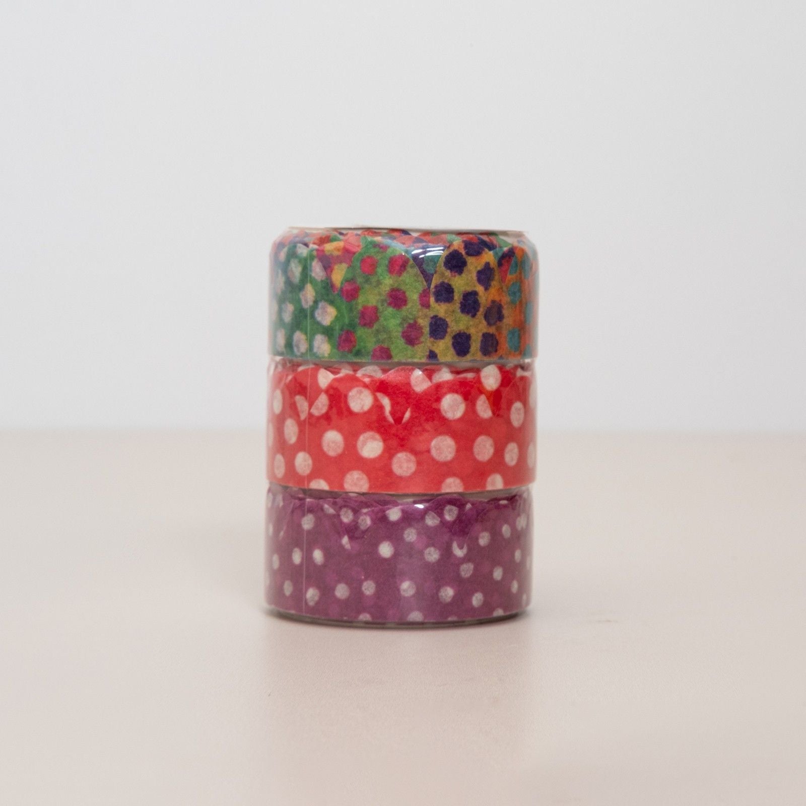 Lumière de studio • art par Marlene washi tape dotty
