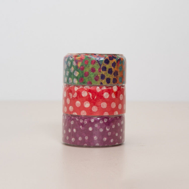 Lumière de studio • art par Marlene washi tape dotty