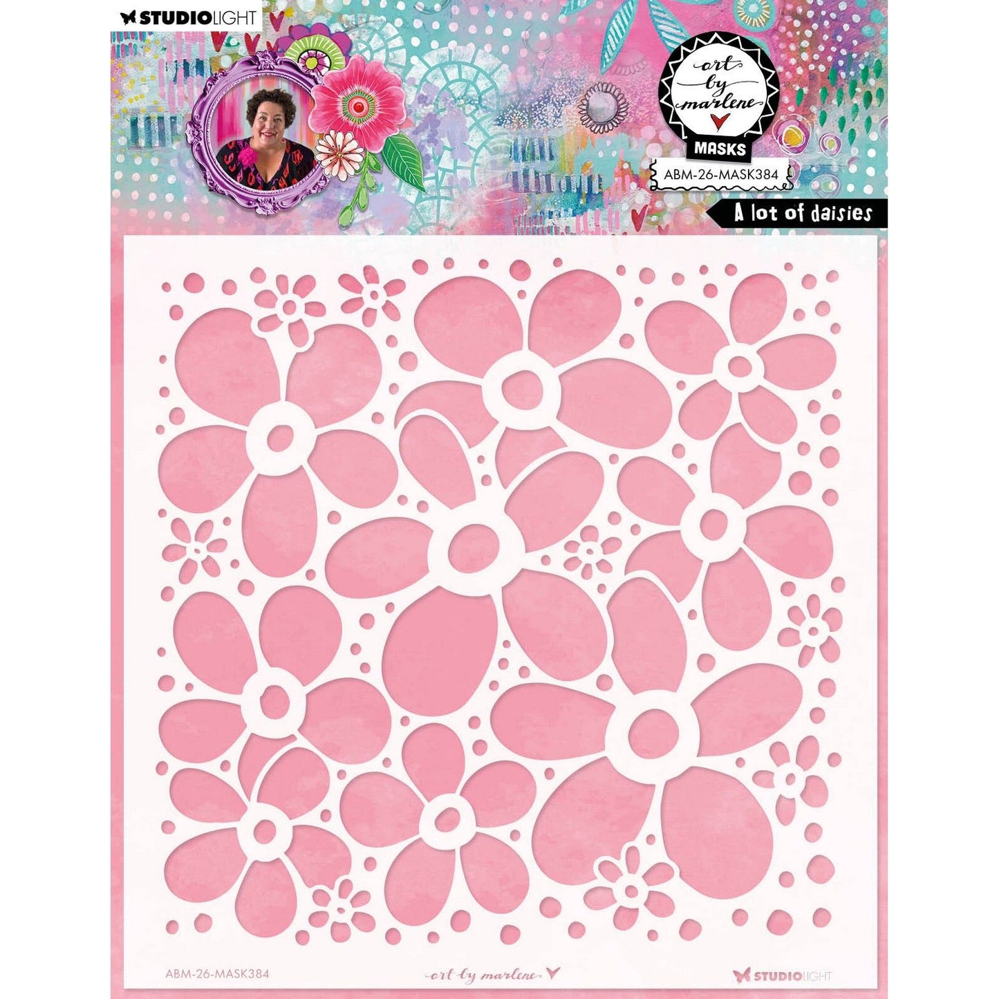 Lumière de studio • art de Marlene masque beaucoup de marguerites