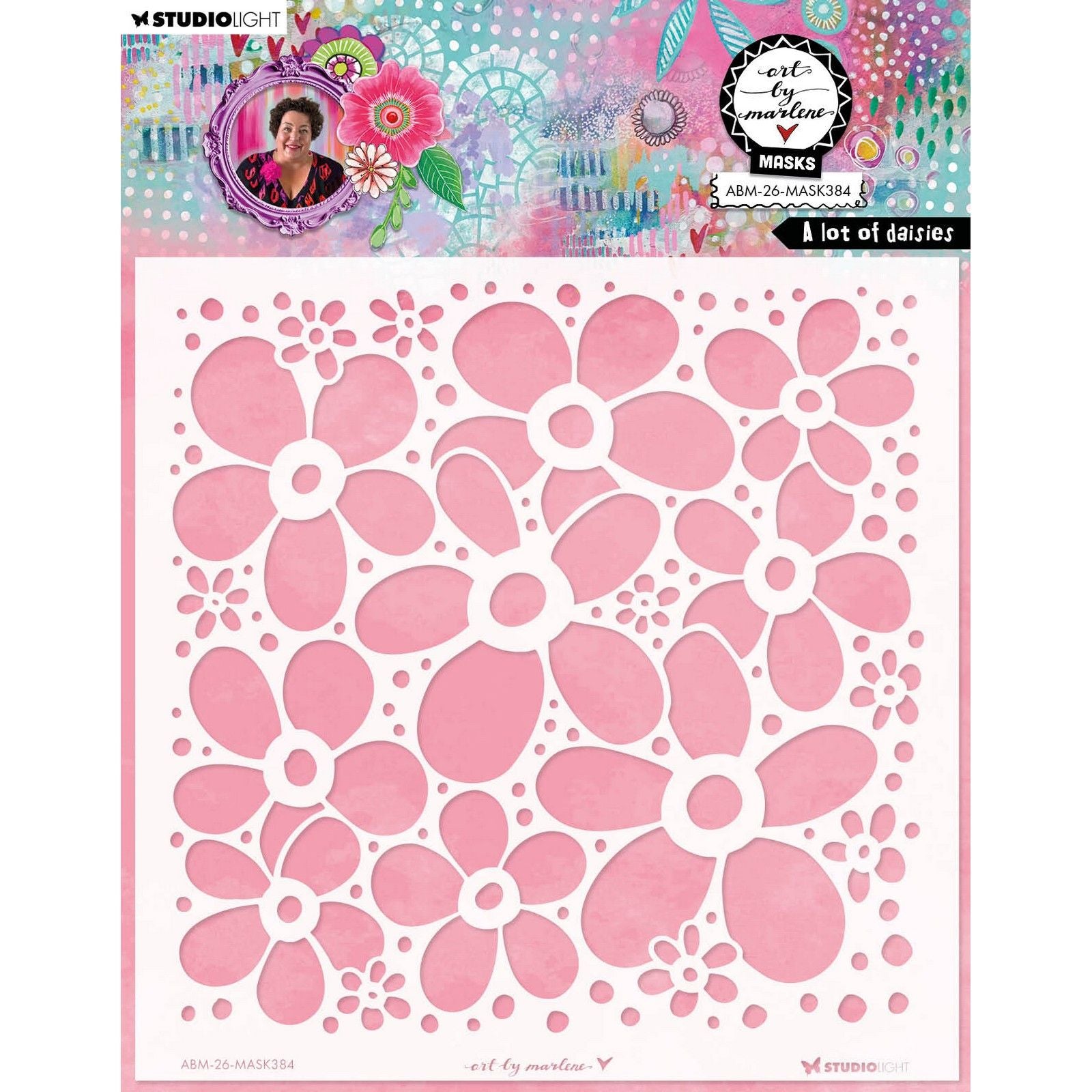 Lumière de studio • art de Marlene masque beaucoup de marguerites