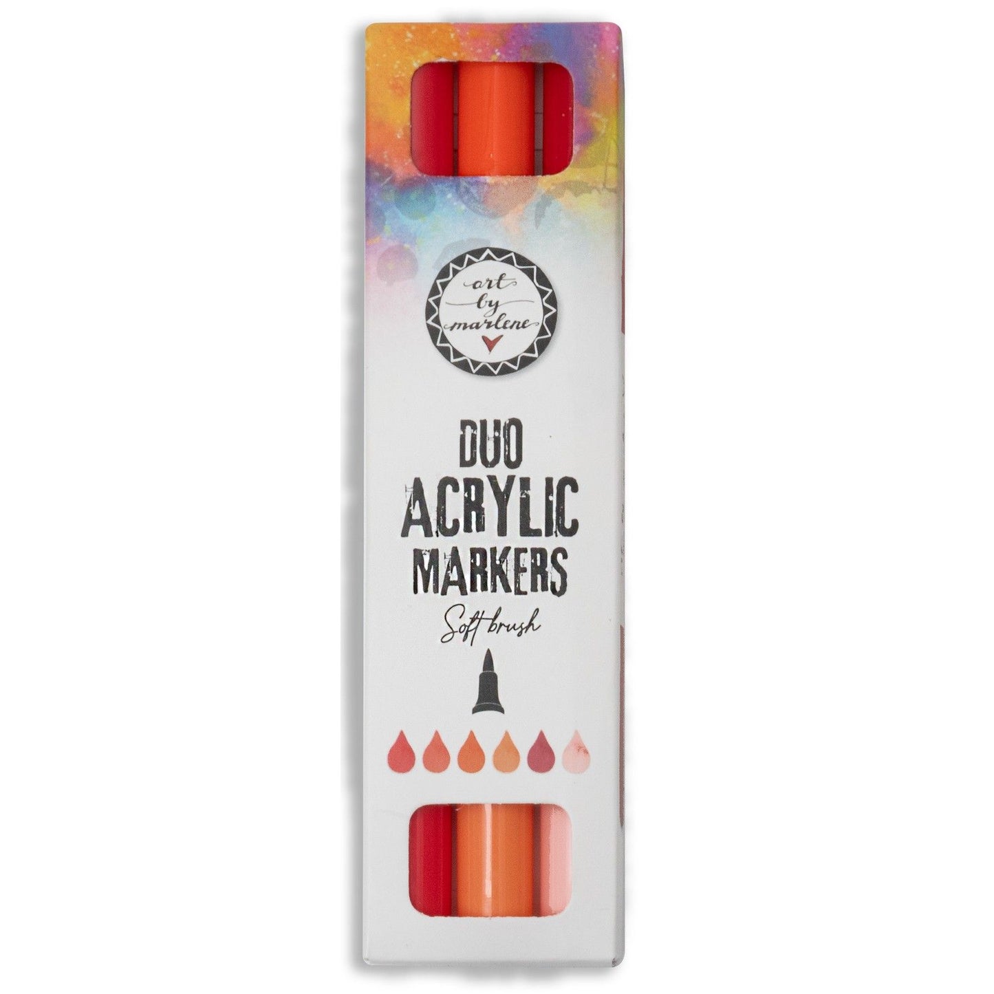 Studio Light • Essentials Duo marqueurs acryliques rouges