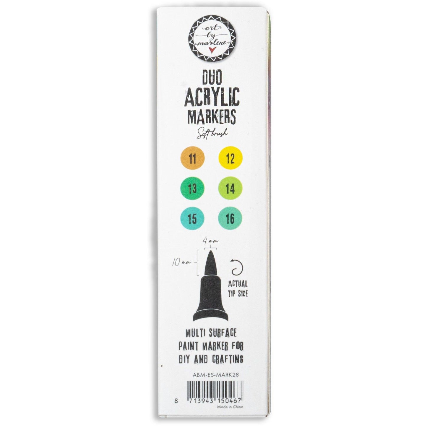 Studio light • duo de marqueurs acryliques essentiels vert