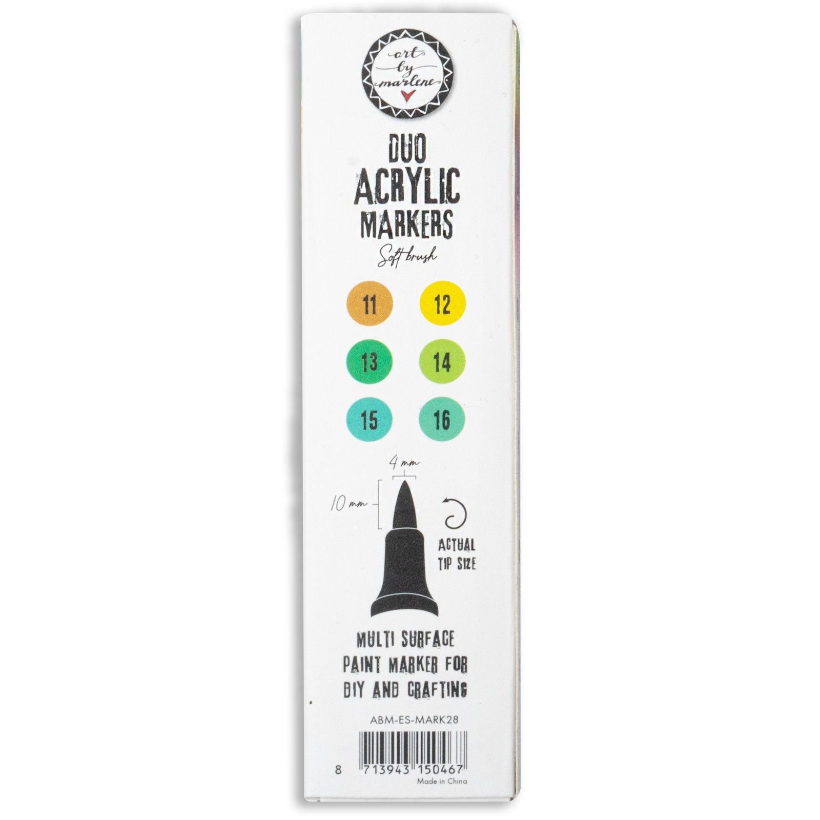 Studio light • duo de marqueurs acryliques essentiels vert