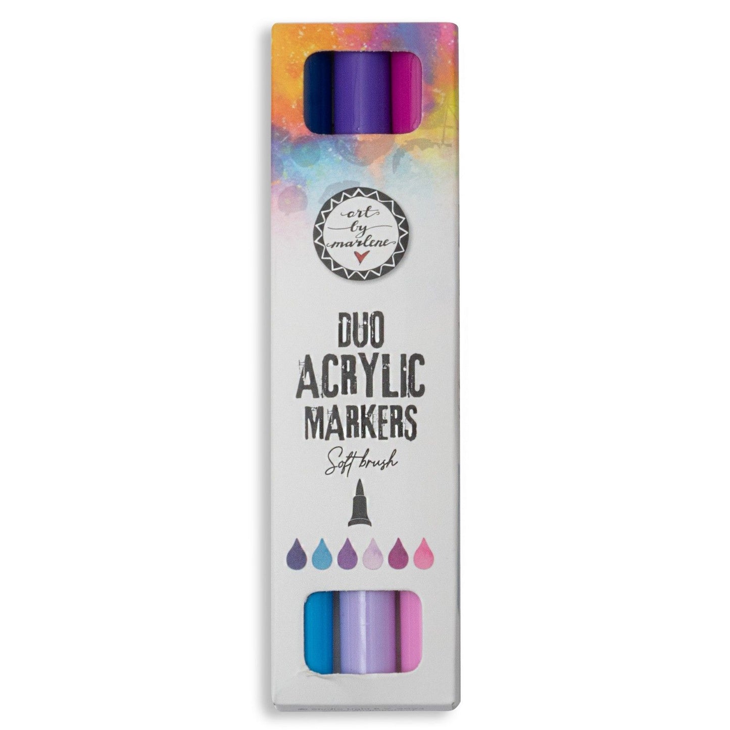 Studio Light • Essentials Duo marqueurs acryliques violets
