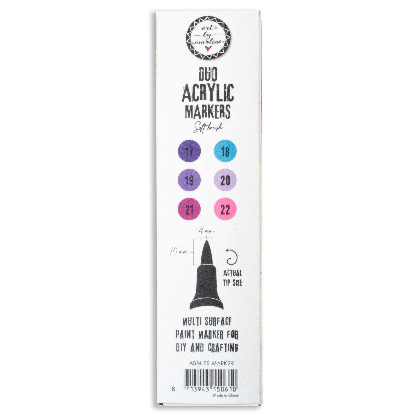 Studio Light • Essentials Duo marqueurs acryliques violets