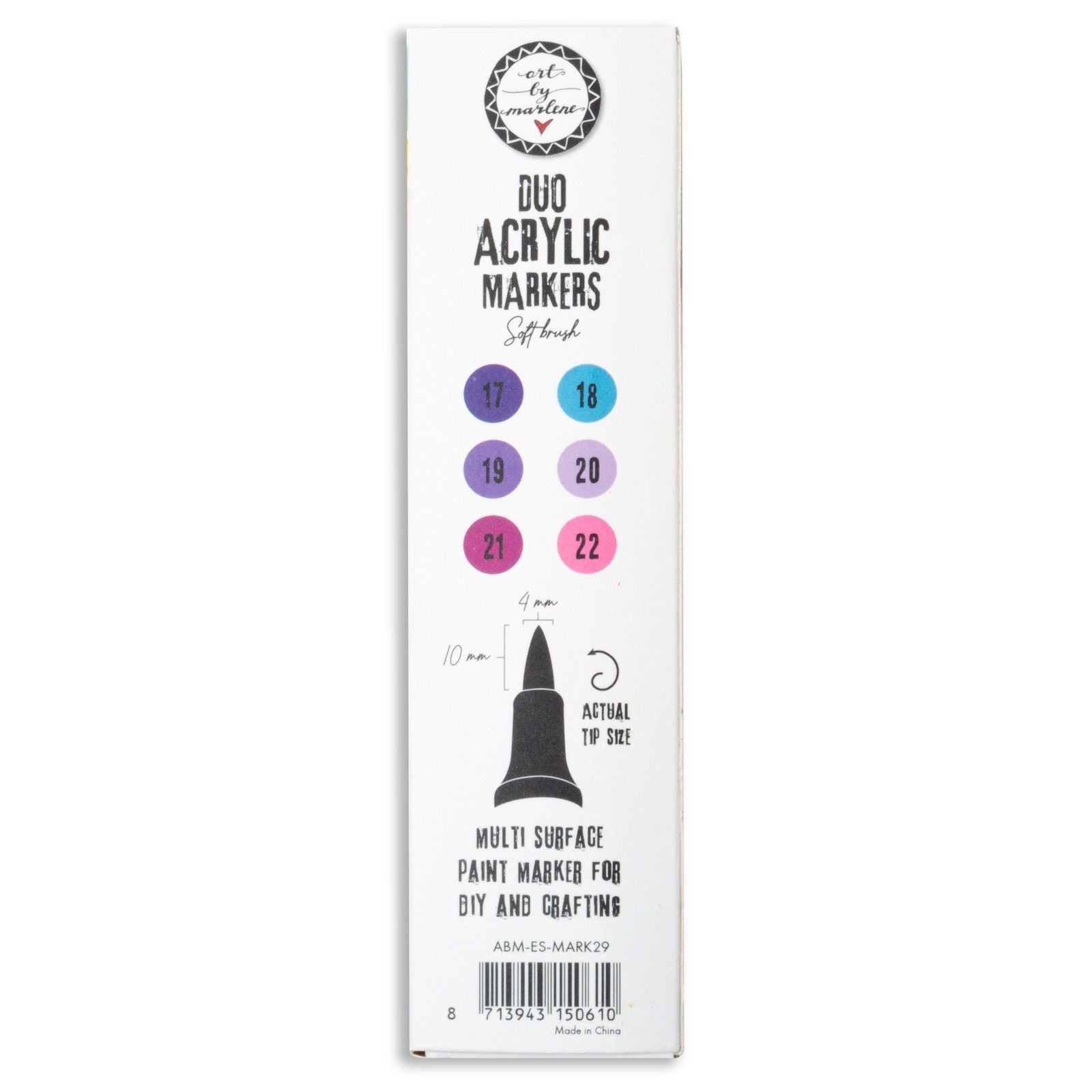 Studio Light • Essentials Duo marqueurs acryliques violets
