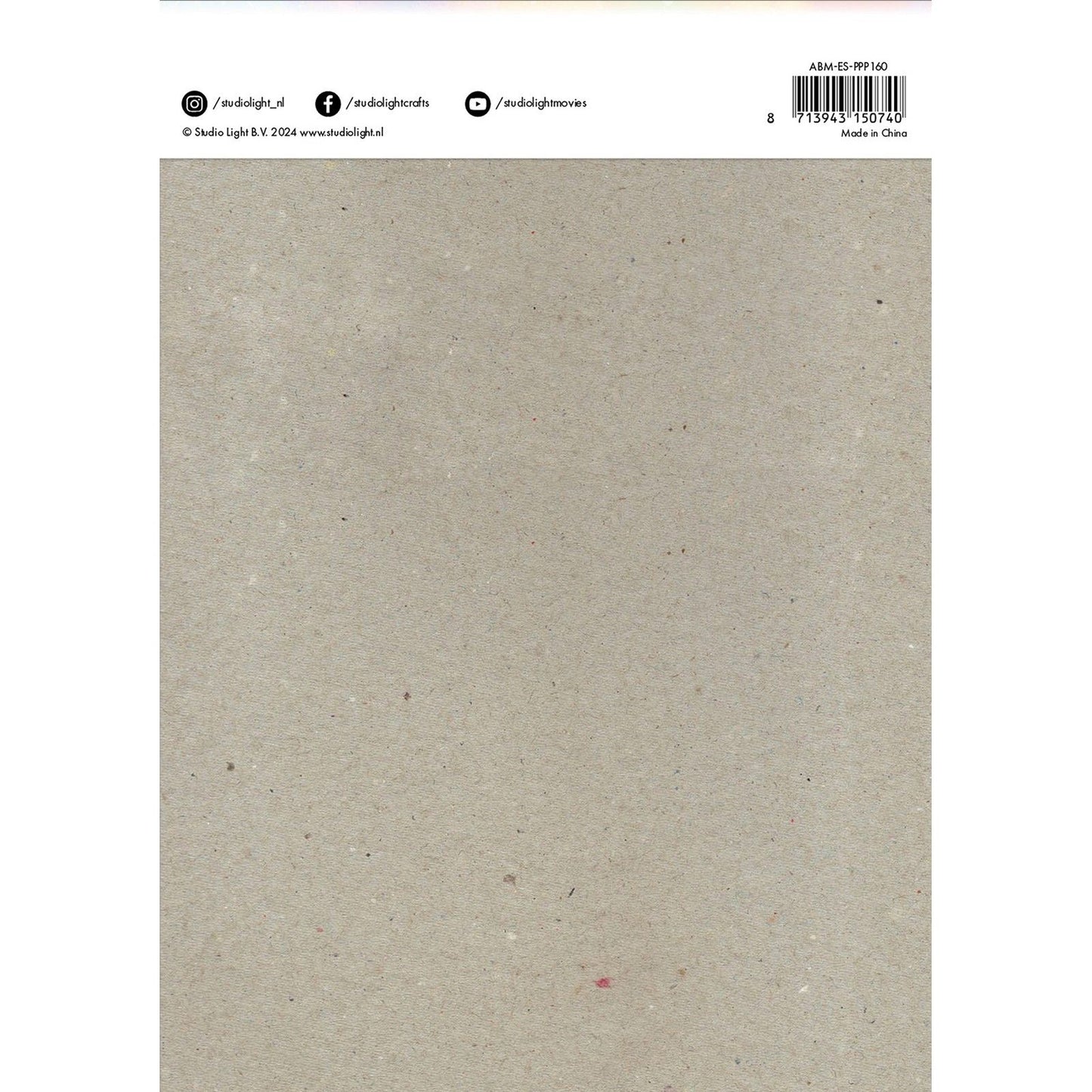 Studio Light • Bloc de papier à motifs de la collection Essentials, dégradés et points