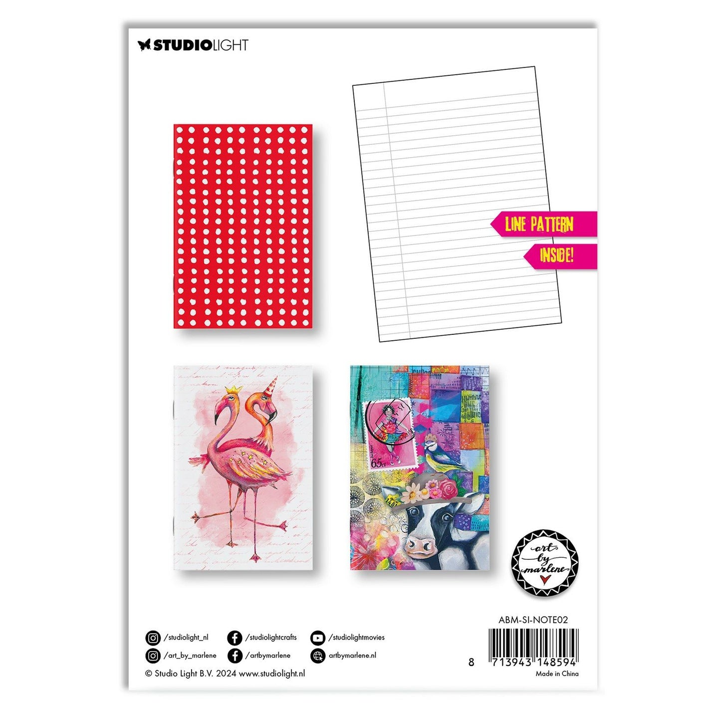 Studio Light • Bullet Journals de la collection Signature A5, lot de 3