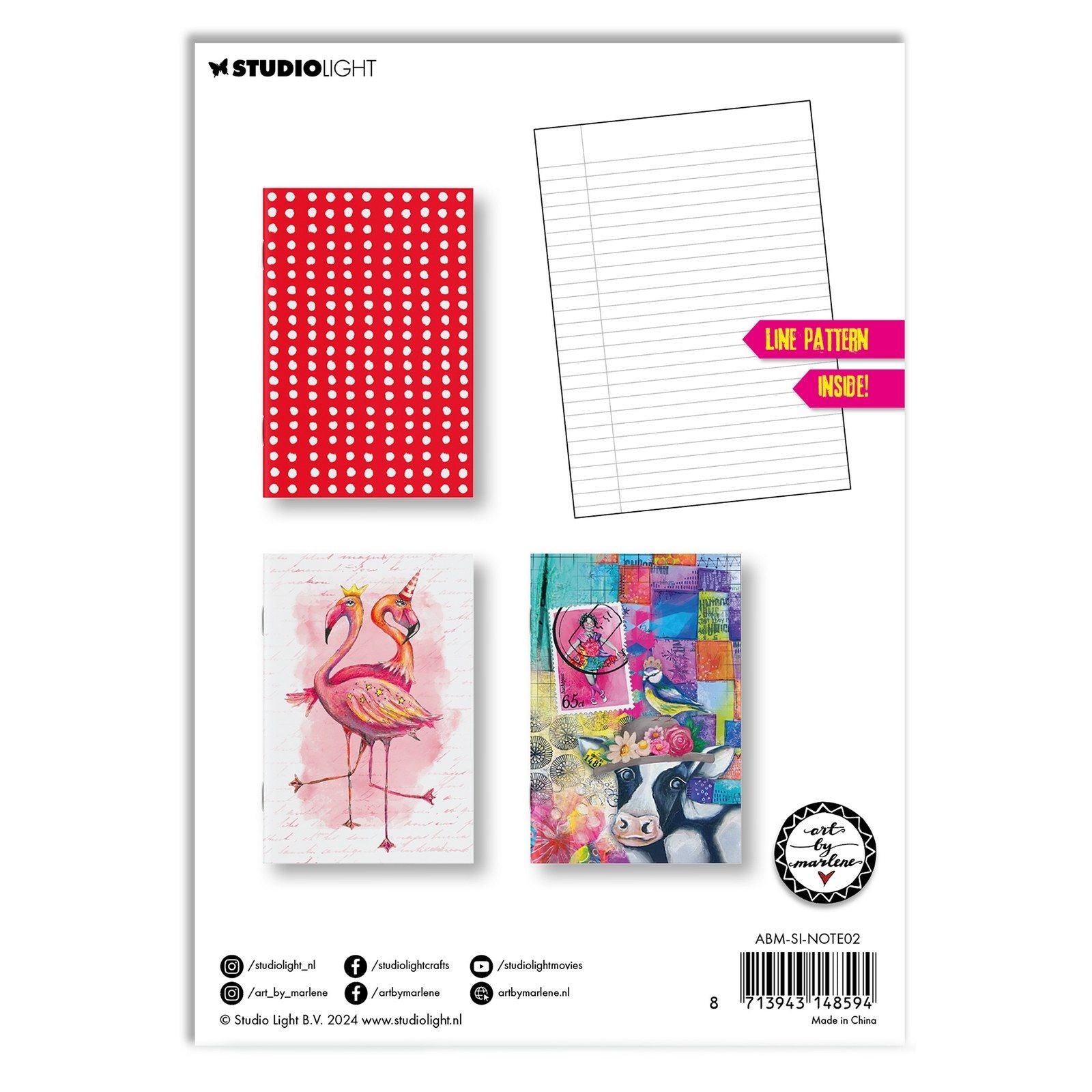 Studio Light • Bullet Journals de la collection Signature A5, lot de 3