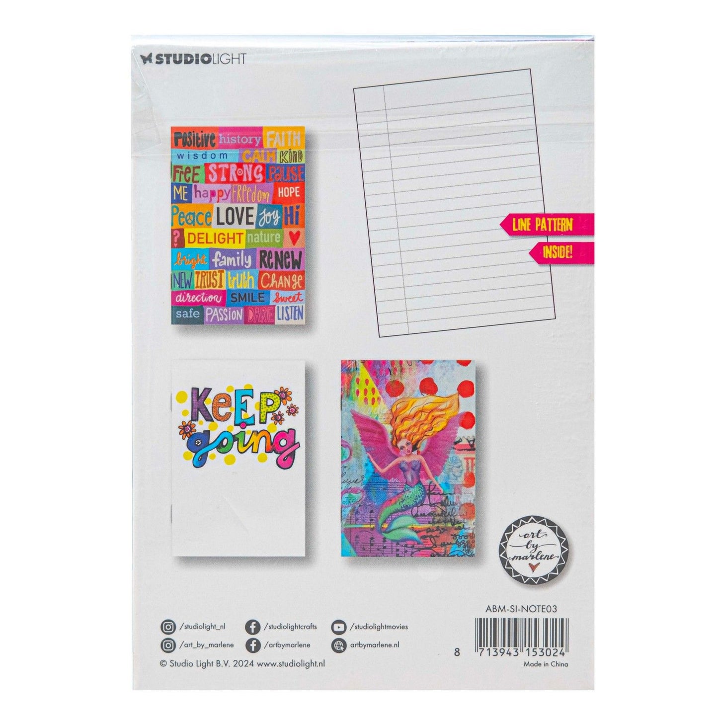 Studio light • carnets de collection signature 3 dans un pack