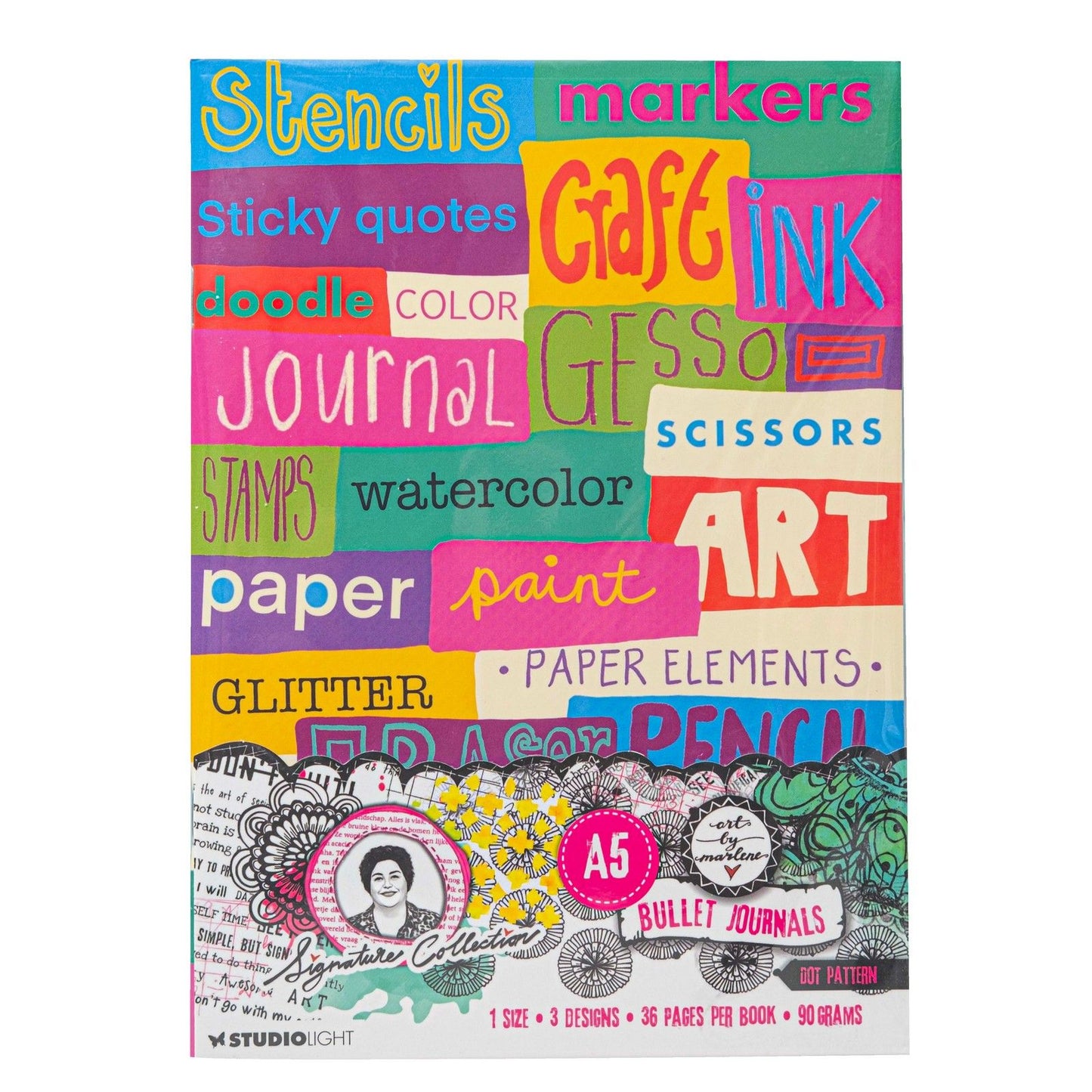 Studio Light • Bullet Journals de la collection Signature, 3 dans un paquet