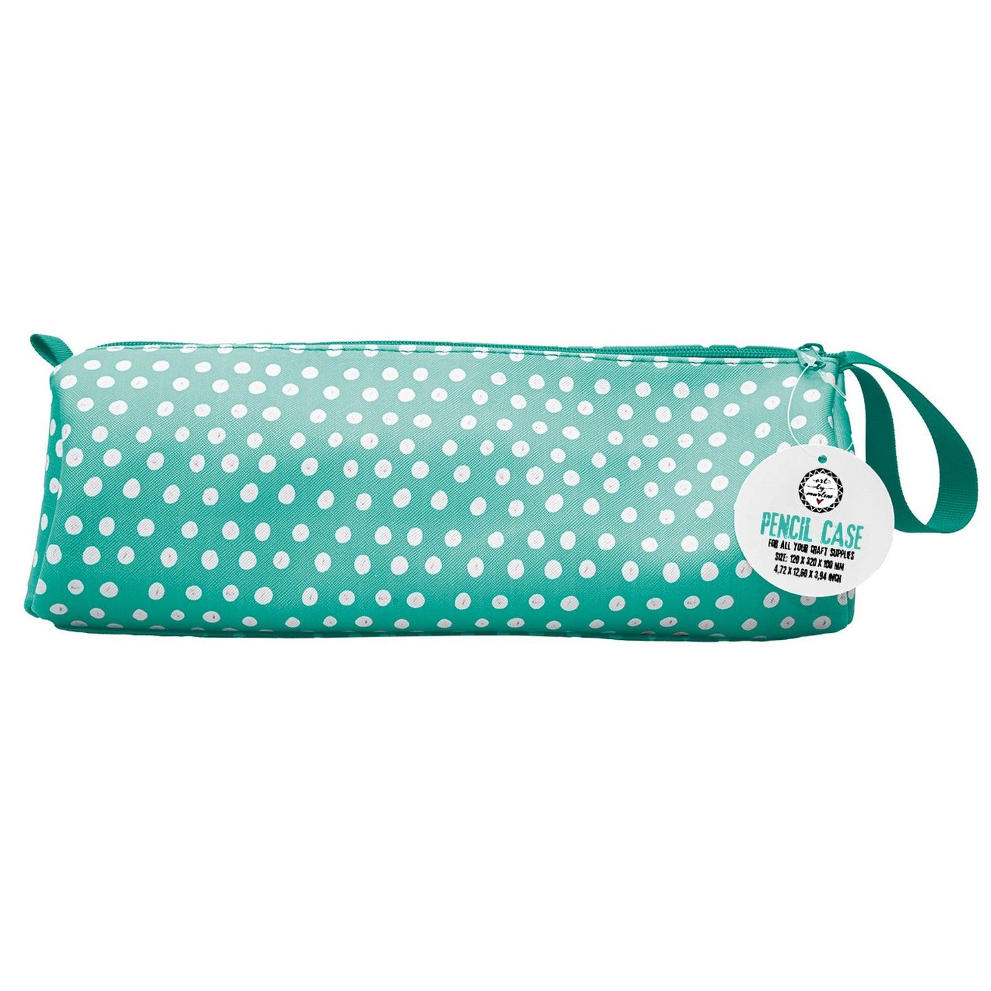 Studio light • trousse collection signature turquoise à pois blancs