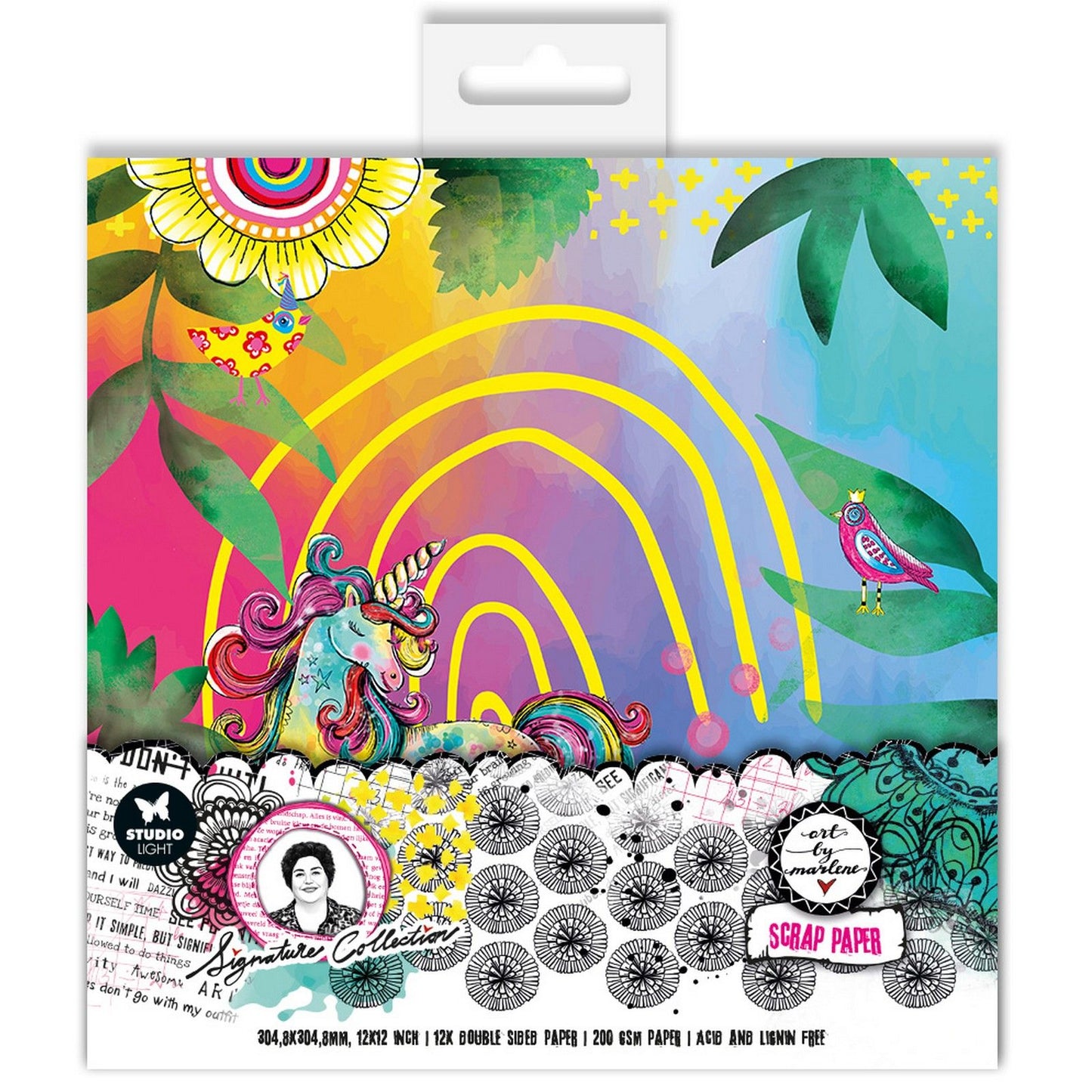 Studio Light • Ensemble de papiers de collection de signatures, papier brouillon
