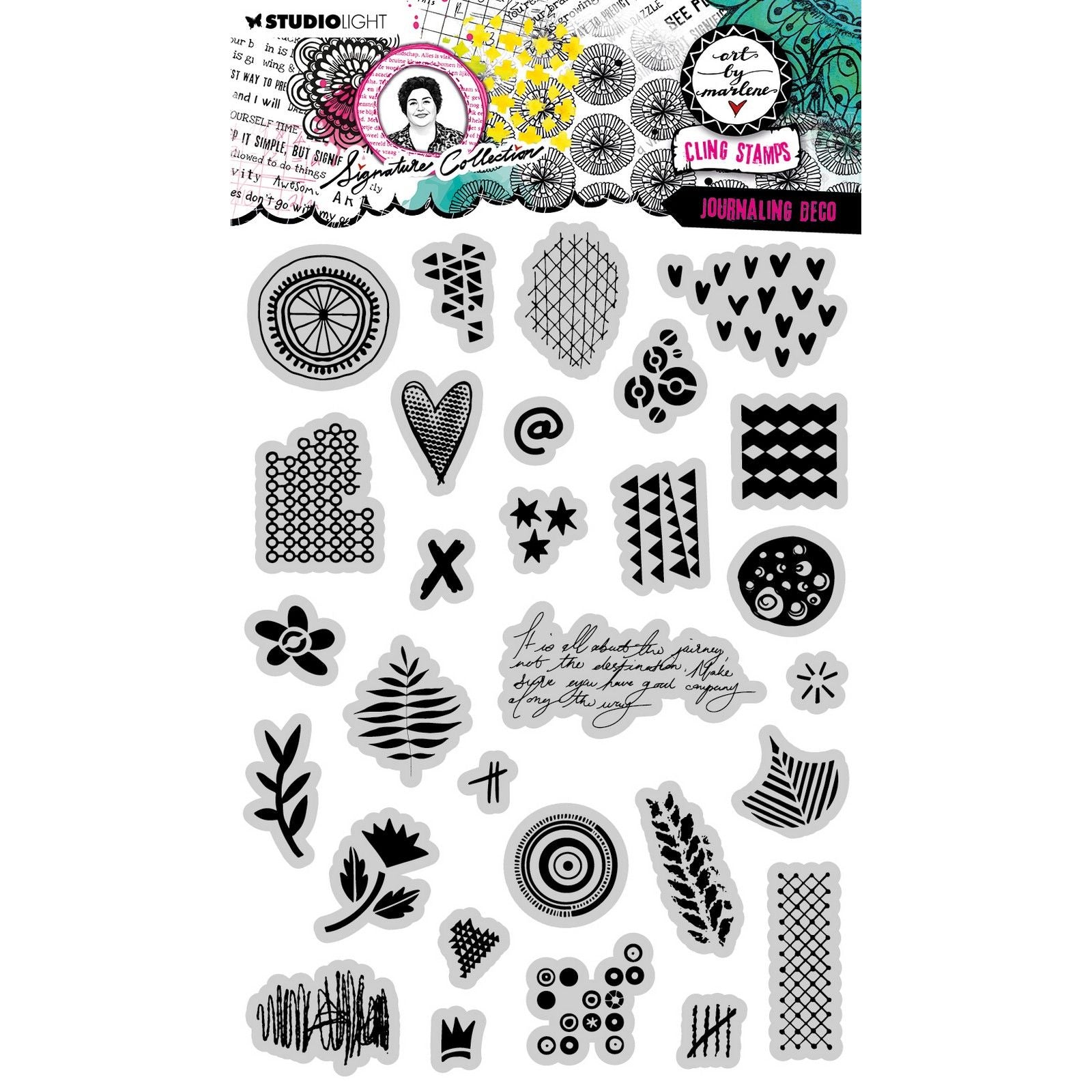 Studio Light • Collection de signatures, timbres adhésifs, décoration de journalisation