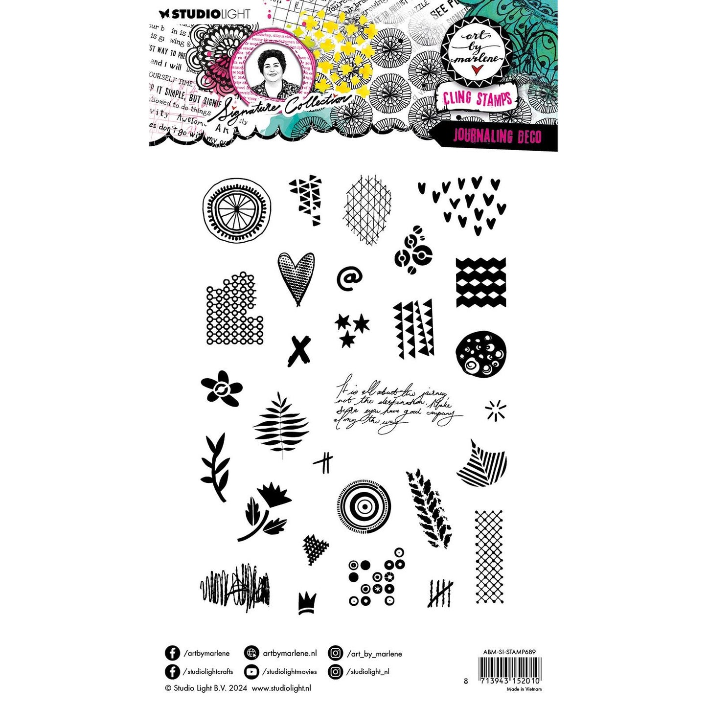 Studio Light • Collection de signatures, timbres adhésifs, décoration de journalisation