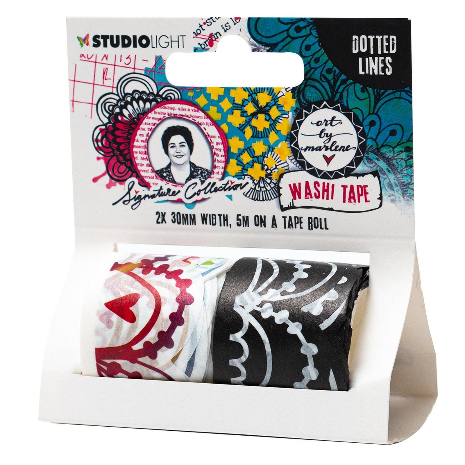 Studio Light • Collection Signature Washi Tape Lignes pointillées