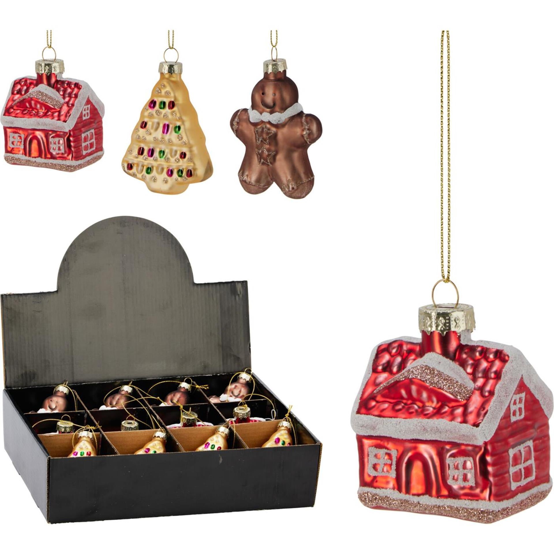 Cintre figurine de Noël 6cm présentoir 12pcs