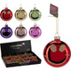 Boule de Noël smiley 8,8cm présentoir 12pcs