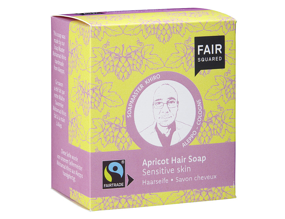Barre de shampooing au carré juste Abrikoos 2x 80gr.