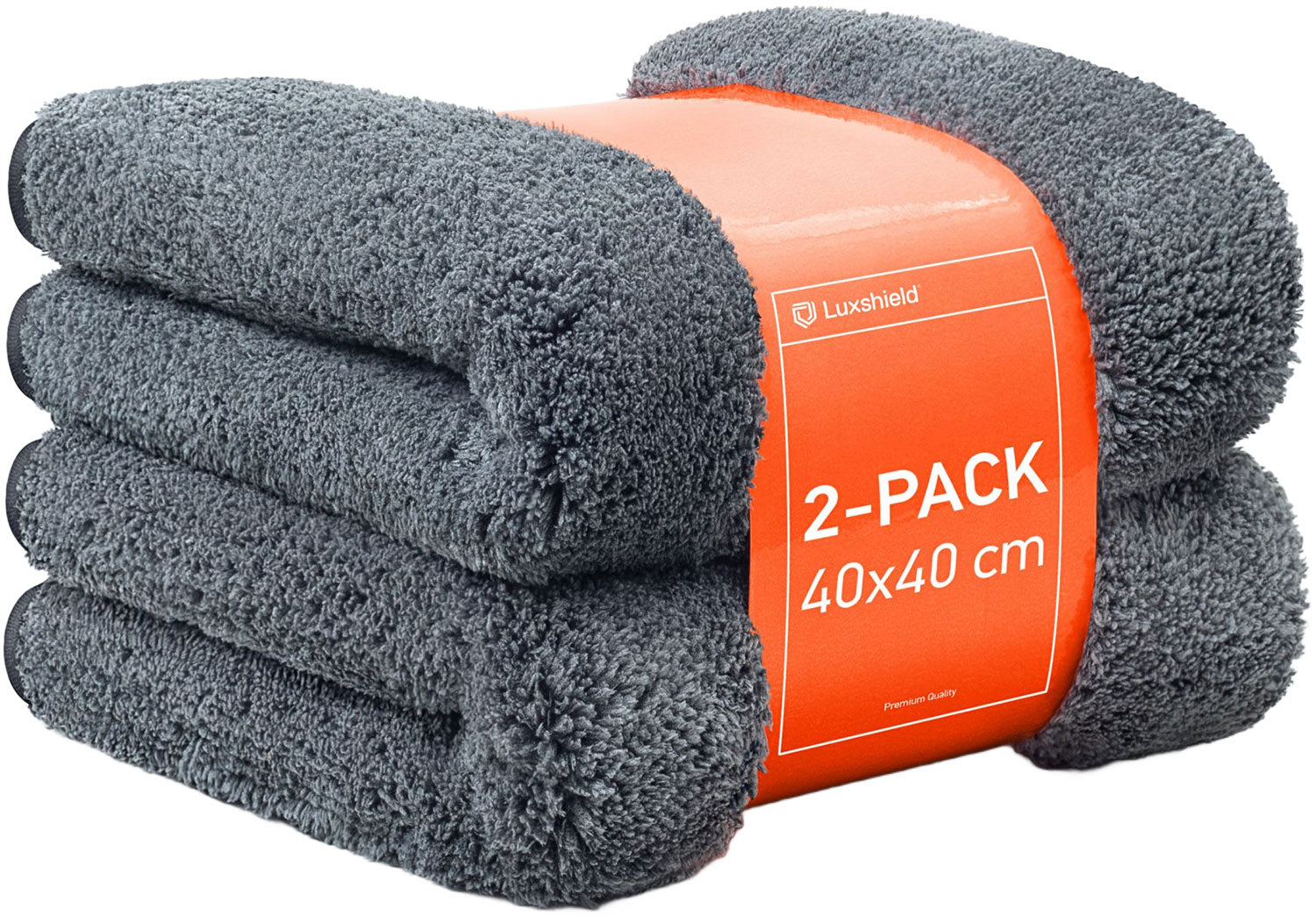 Ensemble de chiffons en microfibre Luxshield 40x40cm, paquet de 2