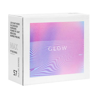 GLOW GLOW F2 RN UV LED lampe Dual 220W Metallic Rose Purple