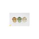Bougeoir de style maison en verre 6,4 cm