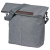Basil sac city shopper gris | crochets micro | 16l