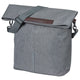 Basil sac city shopper gris | crochets micro | 16l