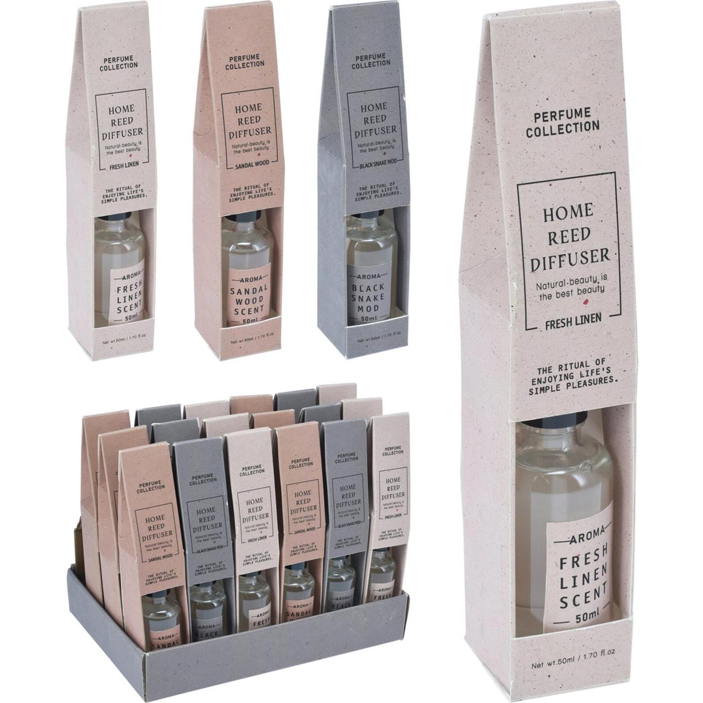 Ensemble diffuseur d'arômes 8cm 3 ass.