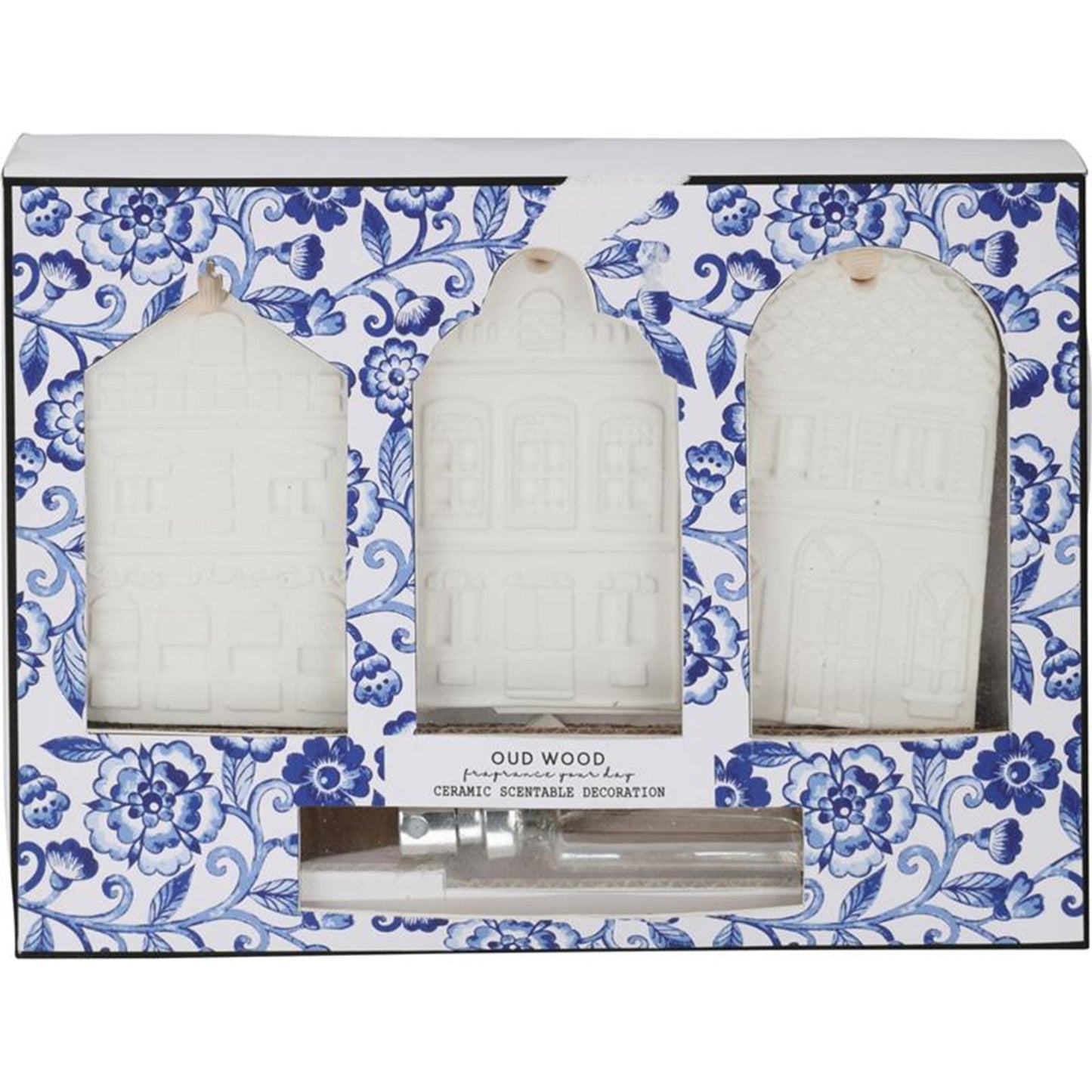 Set de parfums d'intérieur 3 pièces bleu de Delft