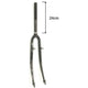 fourche avant fixe 28 pouces hydride 1 pouce noir
