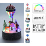 Décoration scène de Noël LED 17cm - afbeelding 1