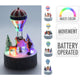 Décoration scène de Noël LED 17cm